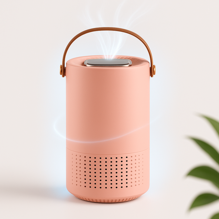 Purificateur d'air compact avec filtre HEPA pour chambre et bureau