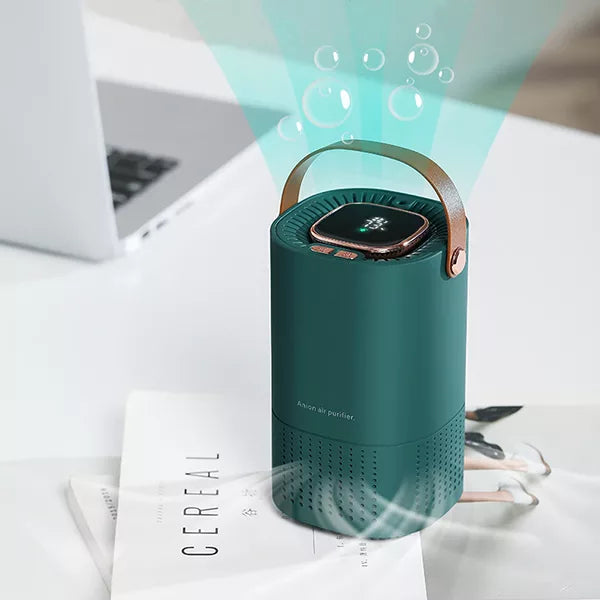 Purificateur d'air compact avec filtre HEPA pour chambre et bureau