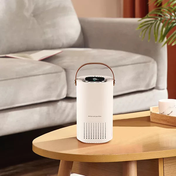 Purificateur d'air compact avec filtre HEPA pour chambre et bureau