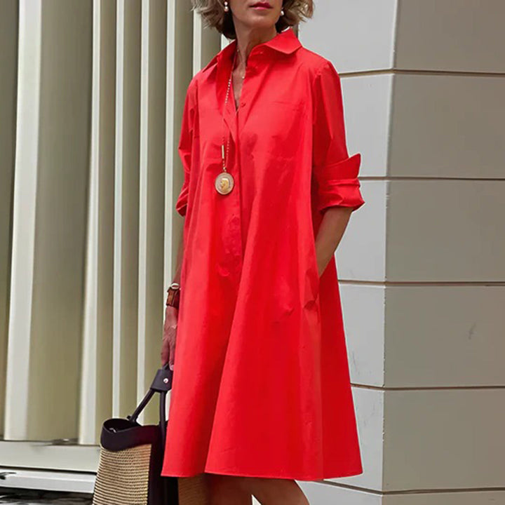ASHLEY - Elegantní šaty s dlouhými rukávy pro slavnostní příležitosti