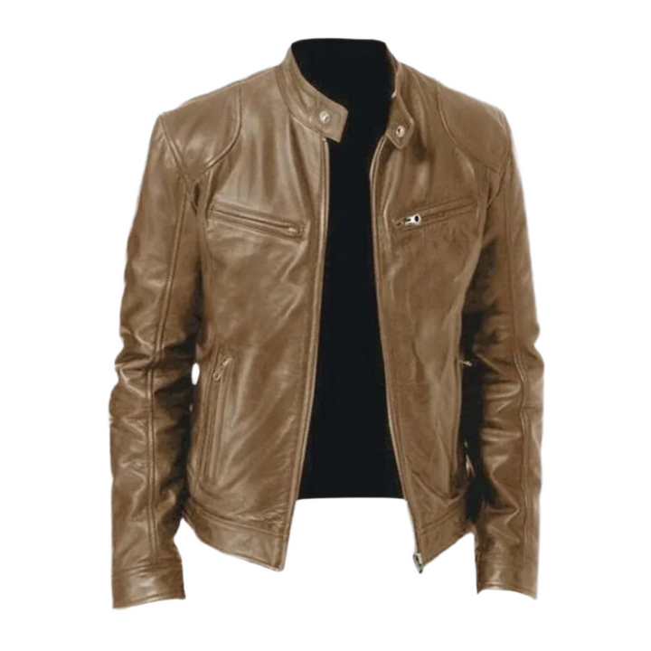 David™ - Men's leather jacket
