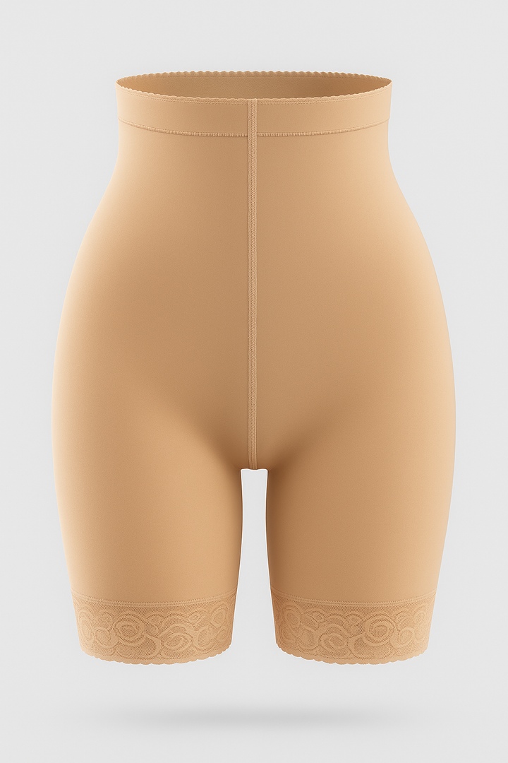 Slimming cotton shorts for women for summer, with a lifting effect
