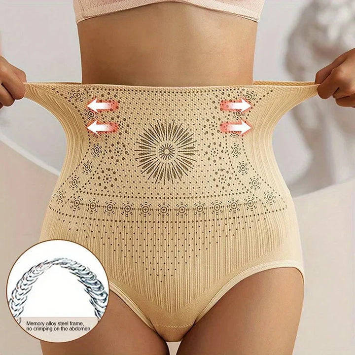 Gaine amincissante femme taille haute sculptante respirante idéale été nylon
