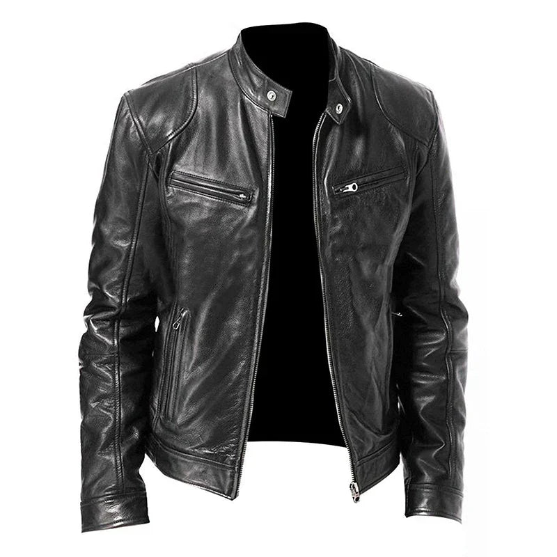 Veste de moto pour femme pour l’automne, veste de mi-saison zippée pour des looks quotidiens