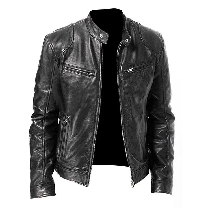 Veste de moto pour femme pour l’automne, veste de mi-saison zippée pour des looks quotidiens