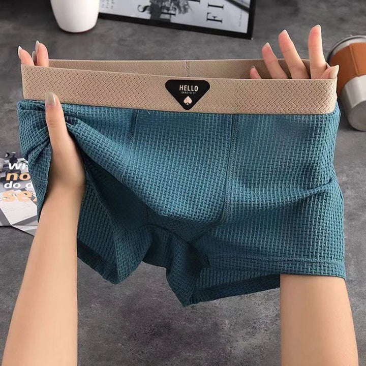 Boxeri bărbătești tricotați cu betelie elastică, set de 4, colecția de toamnă