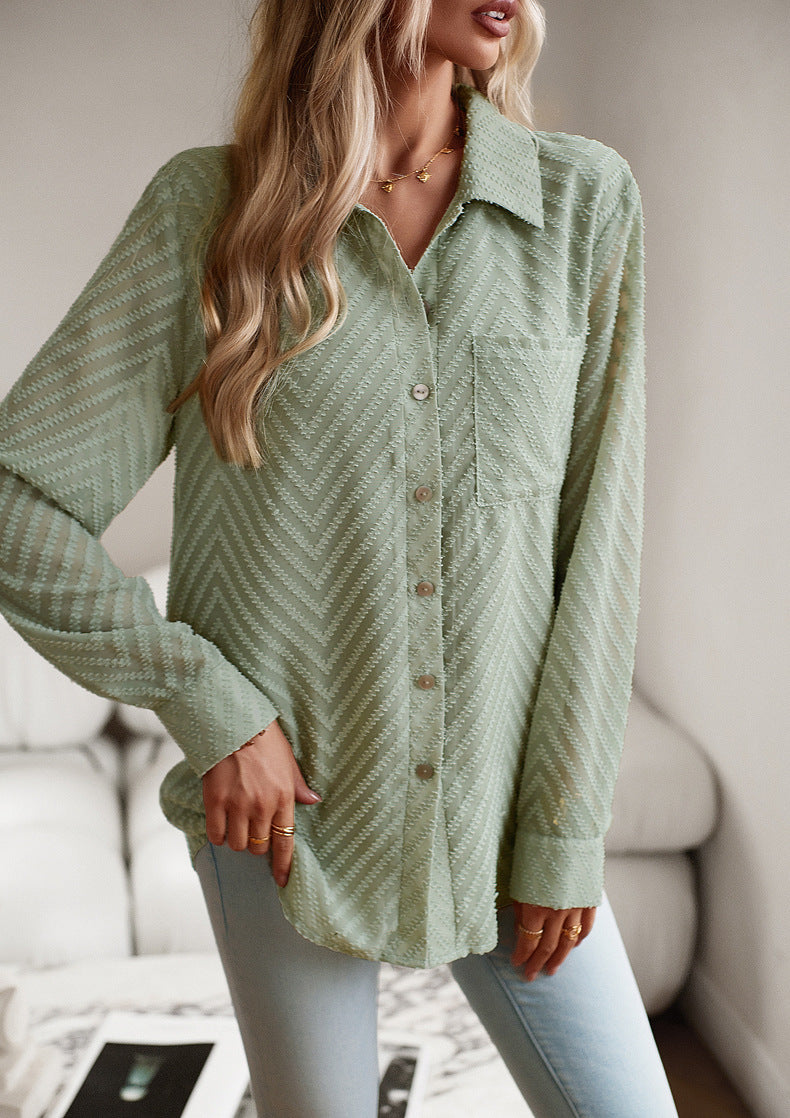 Melanie - Elegant and Comfortable Printed Blouse for Women