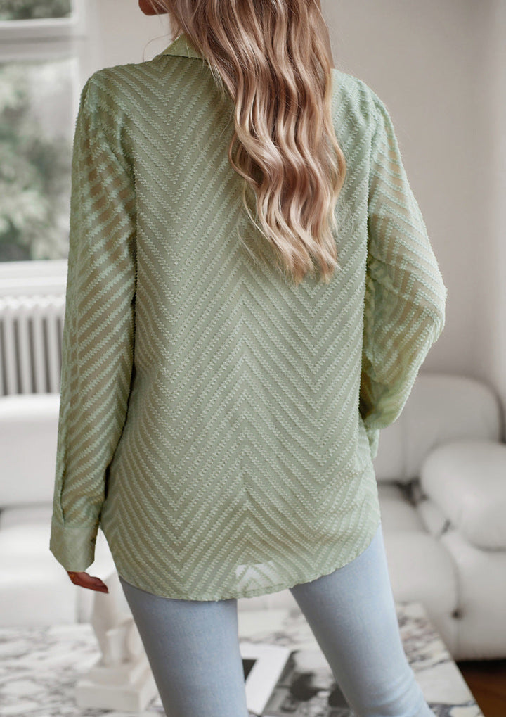 Melanie - Elegant and Comfortable Printed Blouse for Women