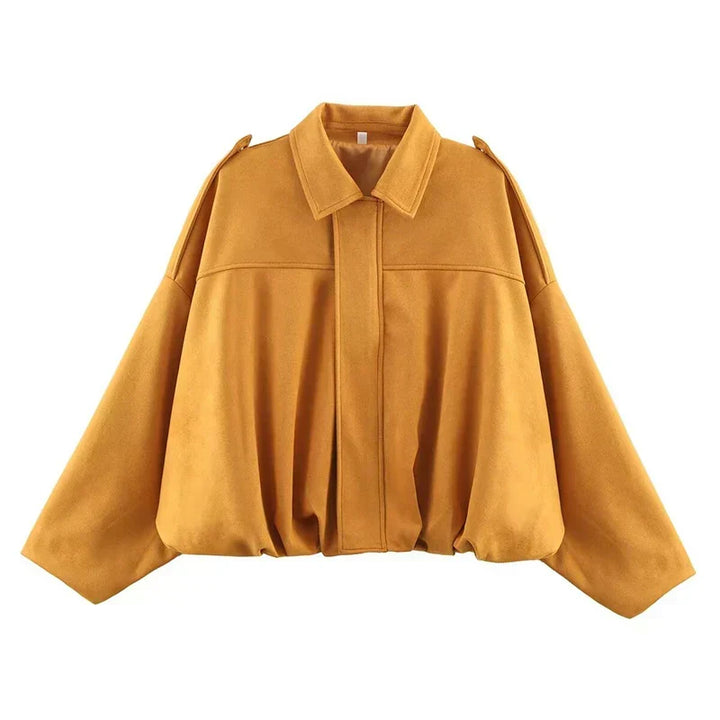 Blouson bomber femme oversize de mi-saison pour l’automne