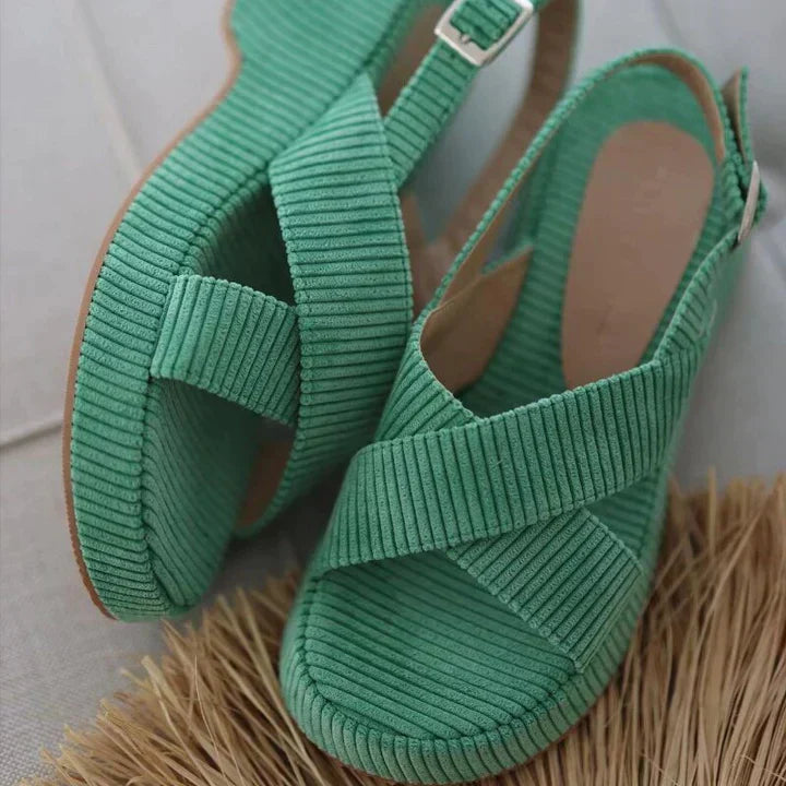 Cassie - Sandalias elegantes con plataforma para mujer