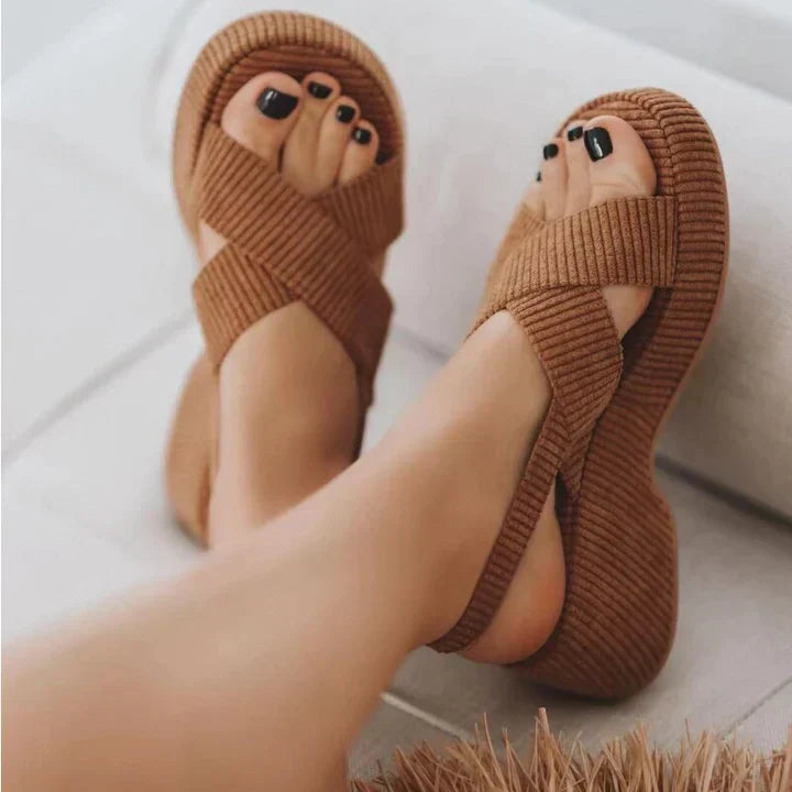 Cassie - Sandalias elegantes con plataforma para mujer