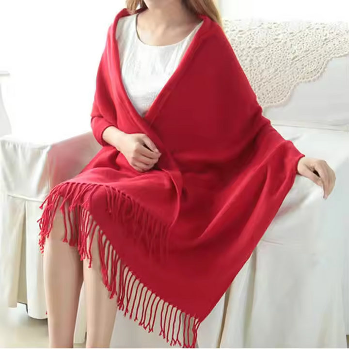 Écharpe en cachemire pour femme douce et chaude automne-hiver élégante
