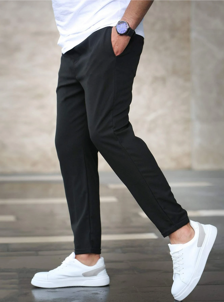 Pantalon homme en coton extensible pour l’automne