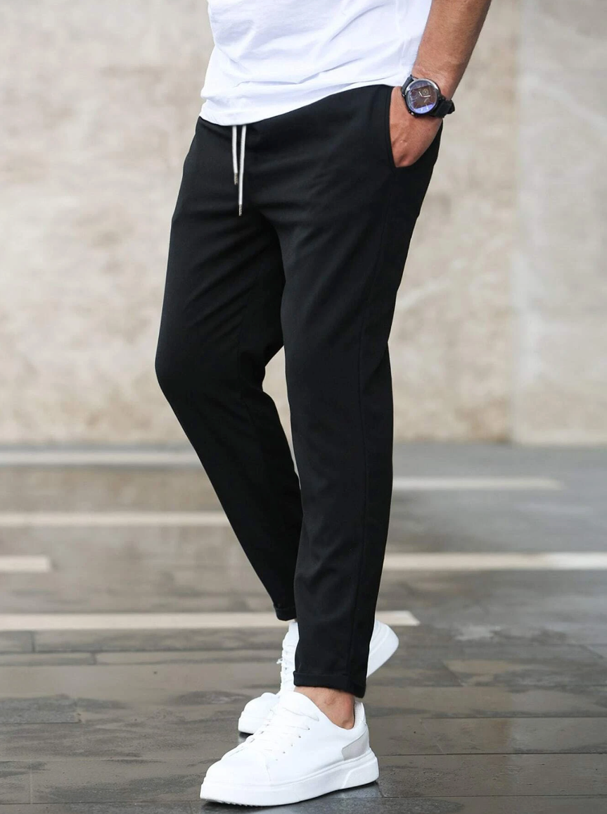 Pantalon homme en coton extensible pour l’automne
