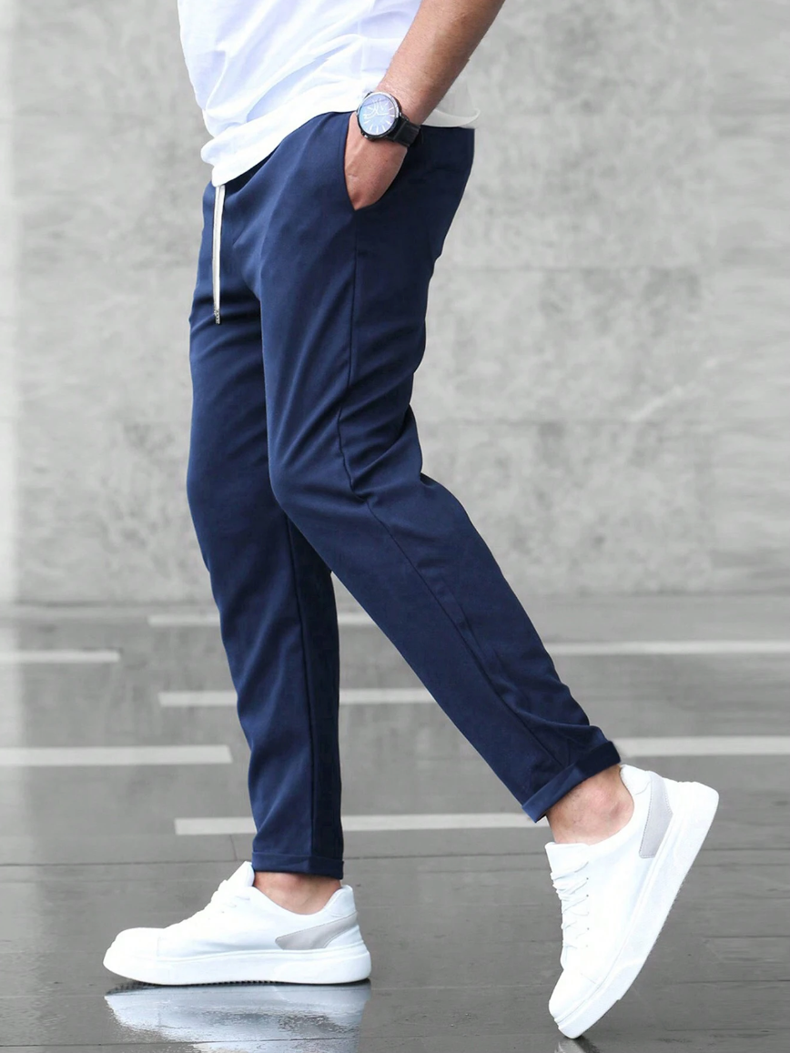 Pantalon homme en coton extensible pour l’automne