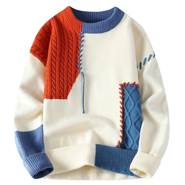 Caroline™ - Elegancki polarowy sweter z dekoltem w serek