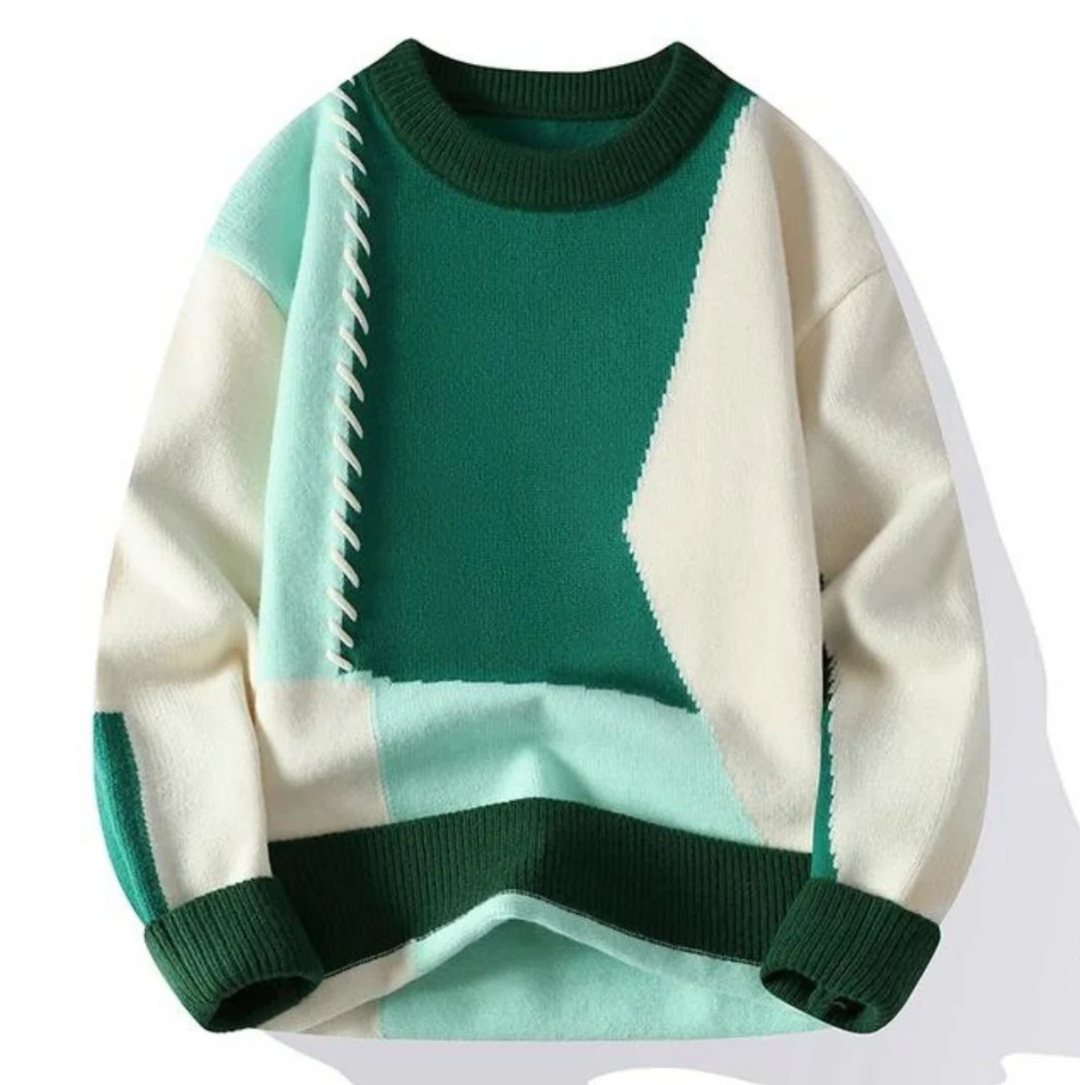 Caroline™ - Elegancki polarowy sweter z dekoltem w serek