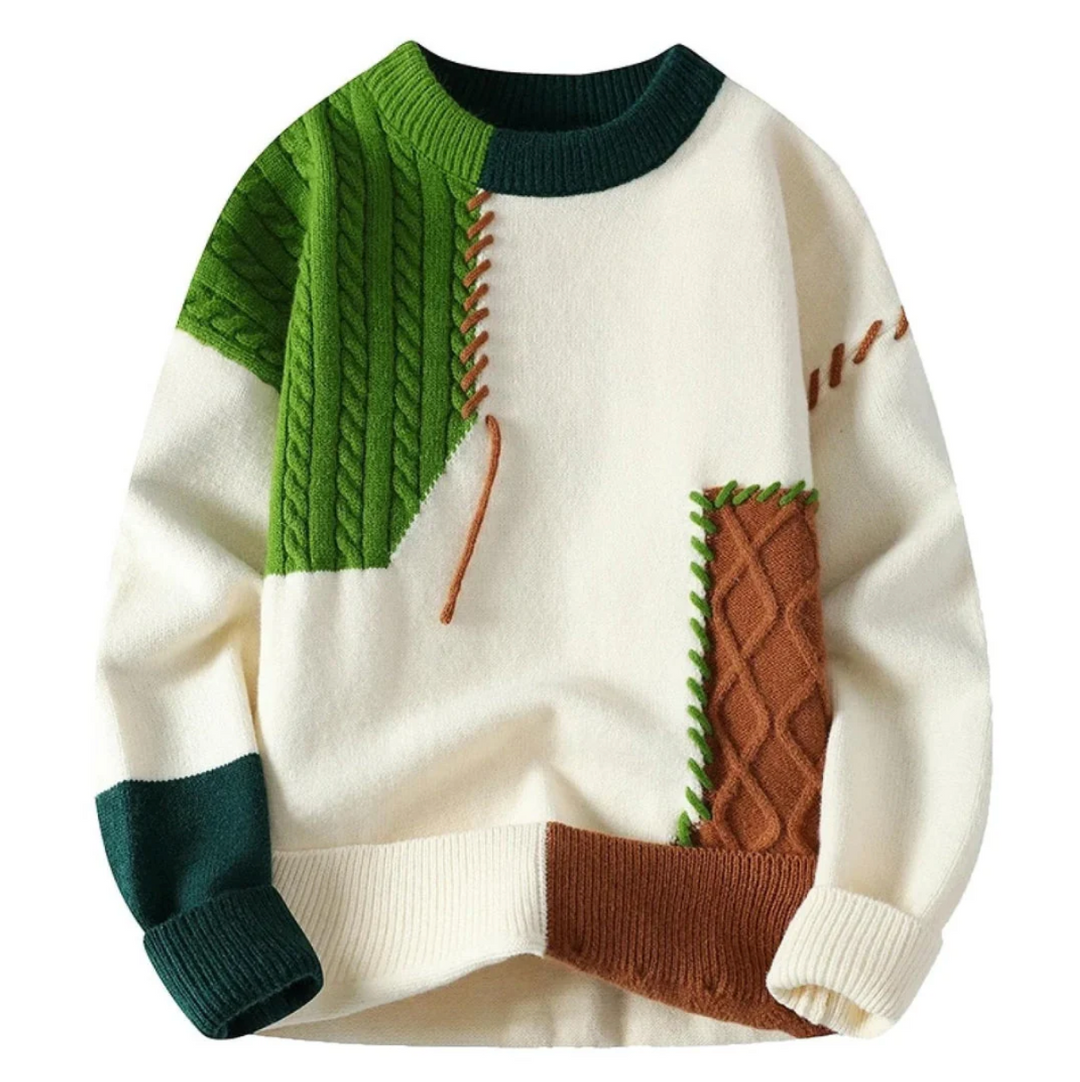 Caroline™ - Elegancki polarowy sweter z dekoltem w serek