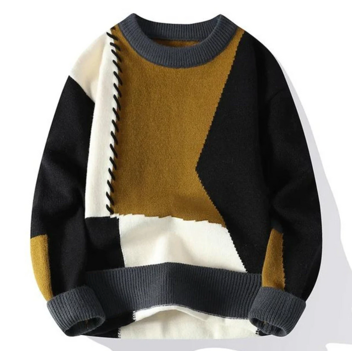 Caroline™ - Elegancki polarowy sweter z dekoltem w serek