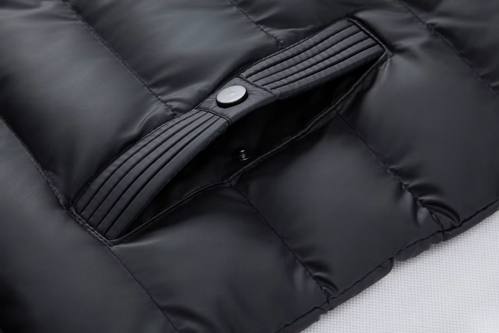 Veste hybride matelassée pour femme pour l’automne, veste de mi-saison à capuche pour les journées fraîches