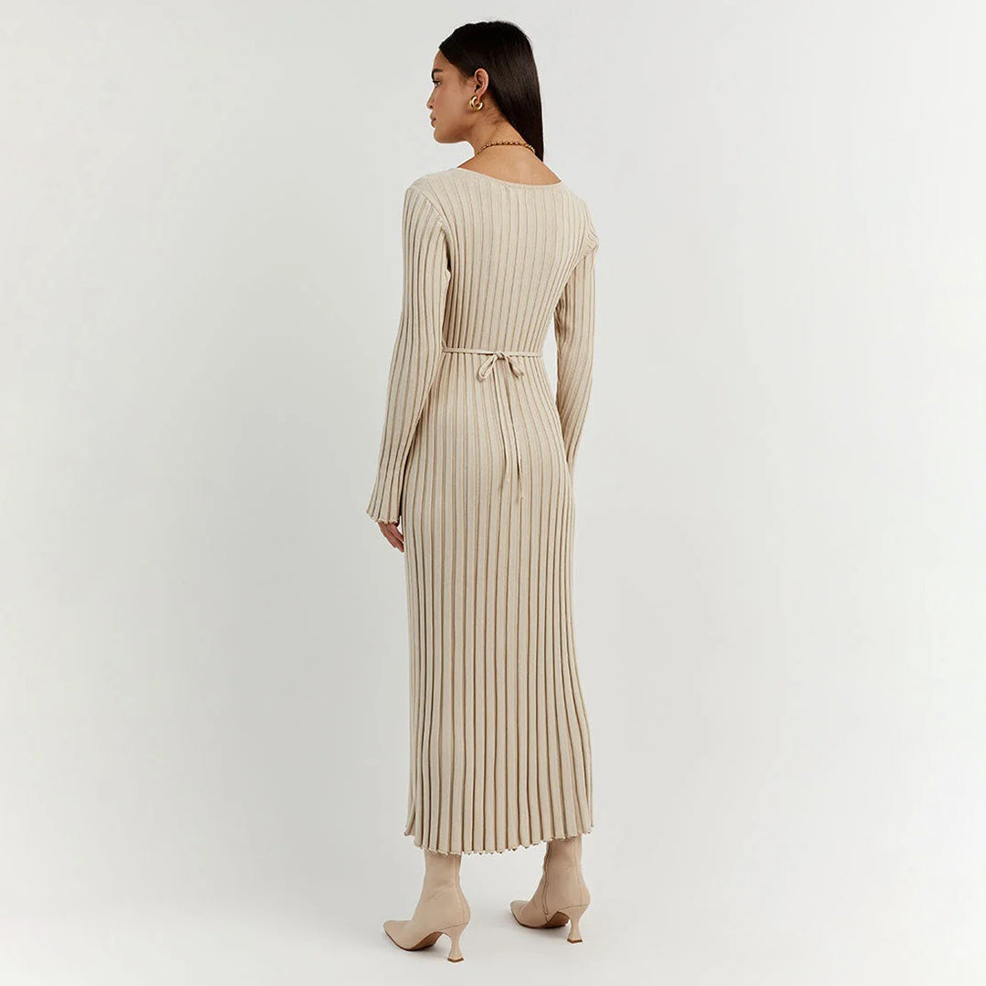 ABIGAIL - Abito lungo elegante in maglia