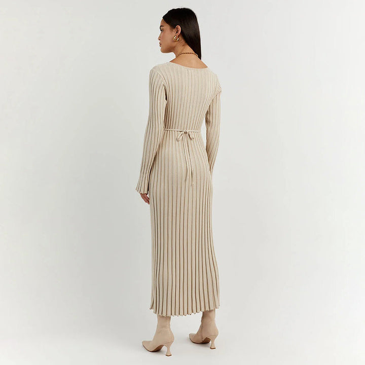 ABIGAIL - Abito lungo elegante in maglia