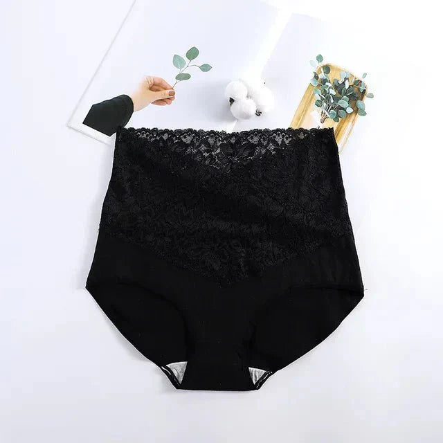 Culotte taille haute coton femme anti-fuite respirante pour l'été confortable