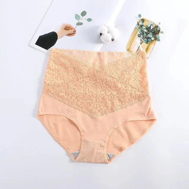 Culotte taille haute coton femme anti-fuite respirante pour l'été confortable
