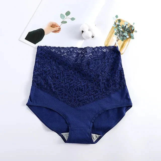 Culotte taille haute coton femme anti-fuite respirante pour l'été confortable