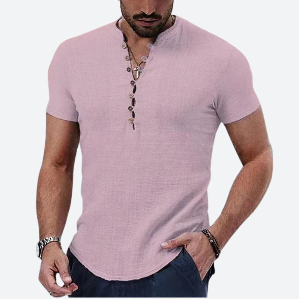 Ανδρικό καλοκαιρινό casual T-shirt - Vardon