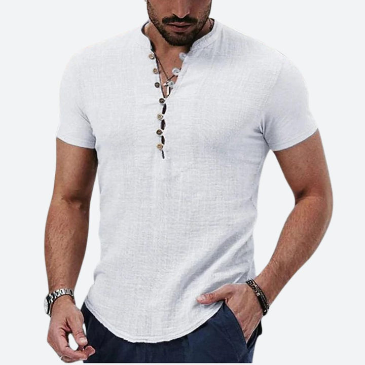 Ανδρικό καλοκαιρινό casual T-shirt - Vardon