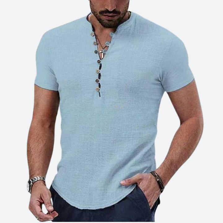 Ανδρικό καλοκαιρινό casual T-shirt - Vardon