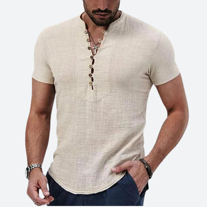 Ανδρικό καλοκαιρινό casual T-shirt - Vardon