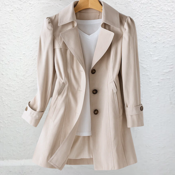 Manteau pour femme en mélange de laine pour l'automne et l'hiver