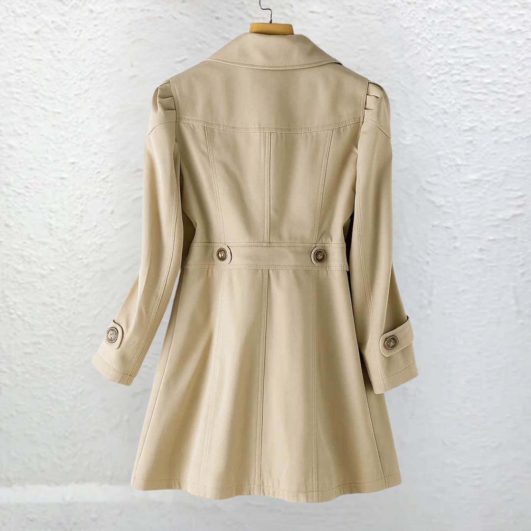 Manteau pour femme en mélange de laine pour l'automne et l'hiver