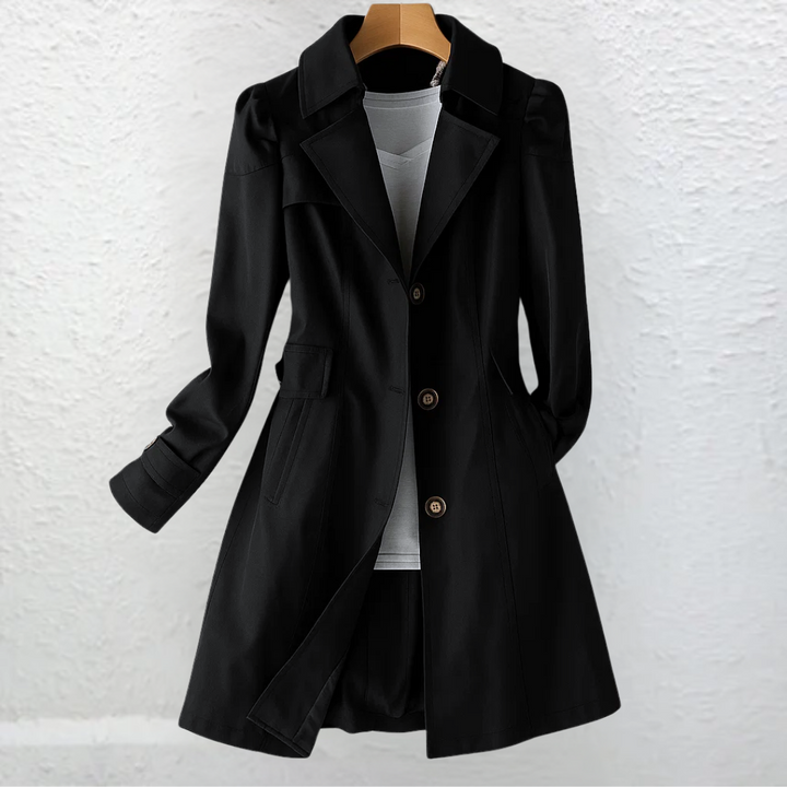 Manteau pour femme en mélange de laine pour l'automne et l'hiver