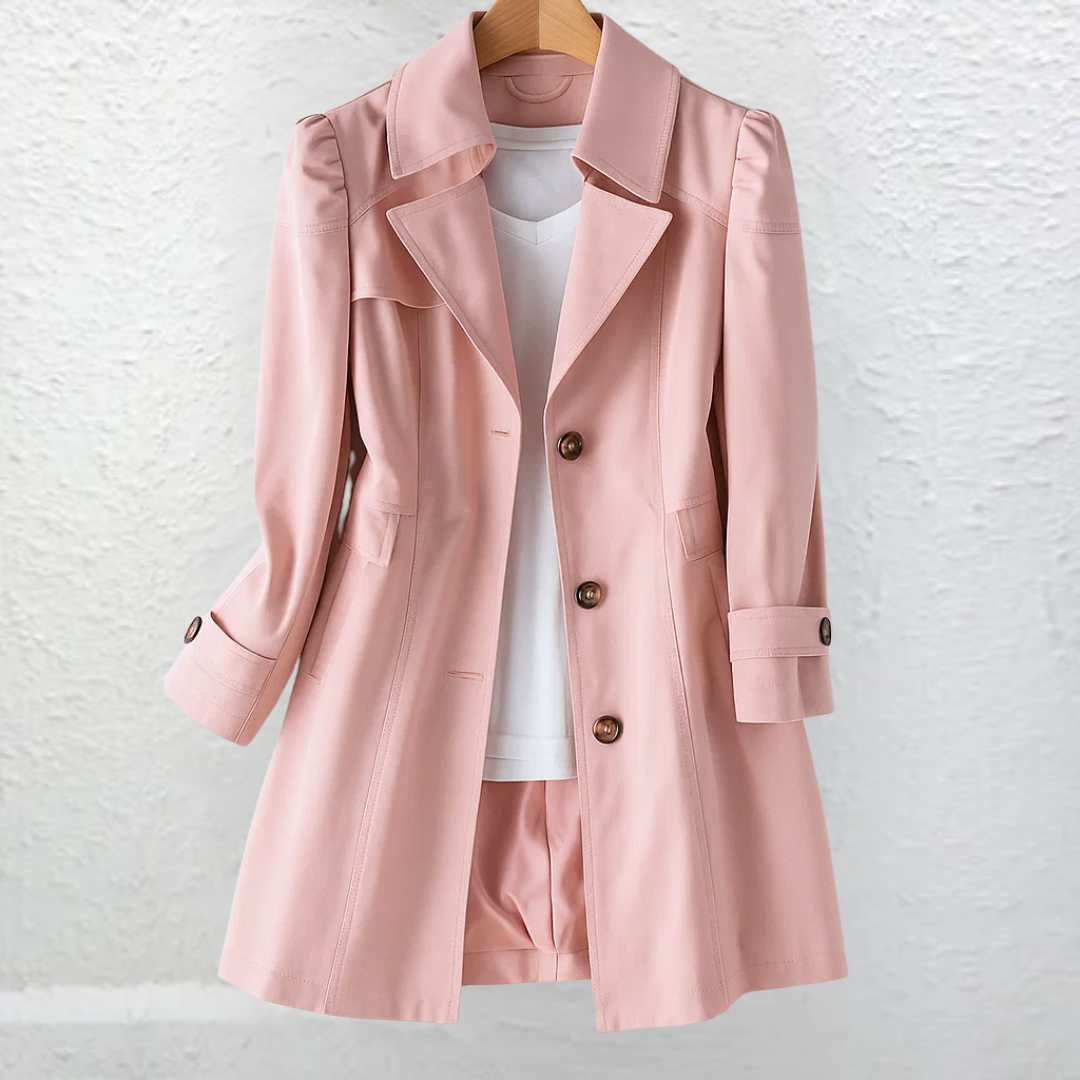 Manteau pour femme en mélange de laine pour l'automne et l'hiver