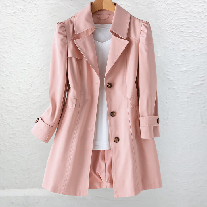 Manteau pour femme en mélange de laine pour l'automne et l'hiver