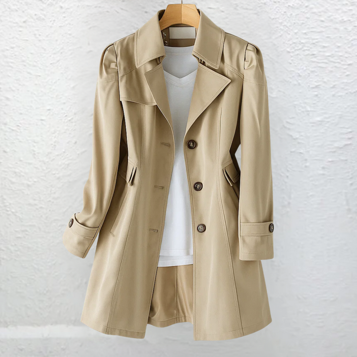 Manteau pour femme en mélange de laine pour l'automne et l'hiver