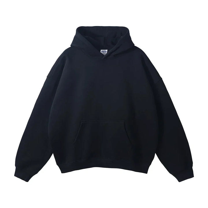 Sweat à capuche en coton pour homme coupe décontractée automne-hiver confortable