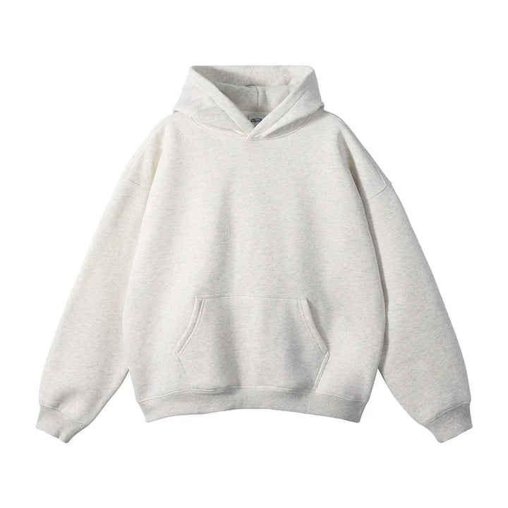 Sweat à capuche en coton pour homme coupe décontractée automne-hiver confortable