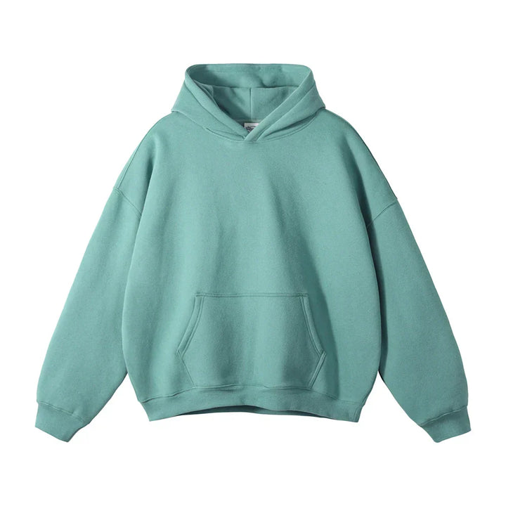 Sweat à capuche en coton pour homme coupe décontractée automne-hiver confortable