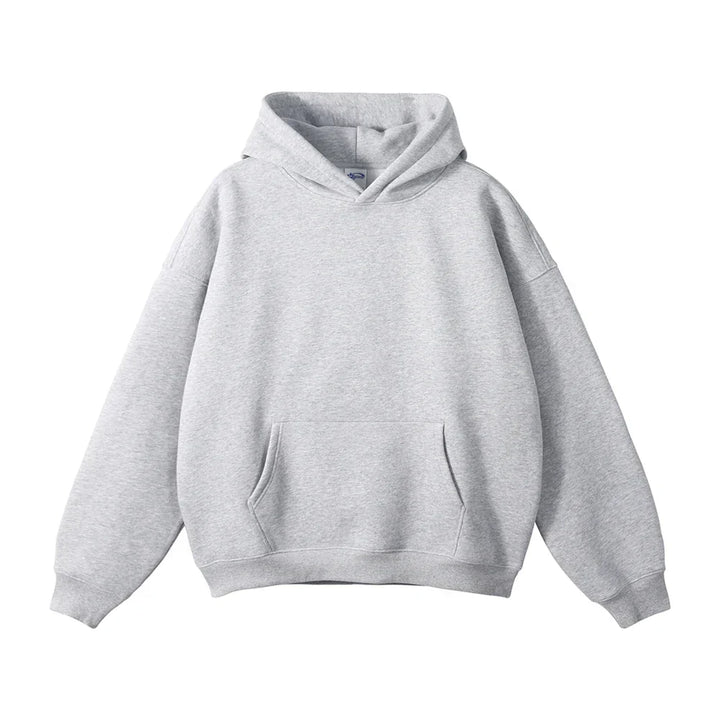Sweat à capuche en coton pour homme coupe décontractée automne-hiver confortable