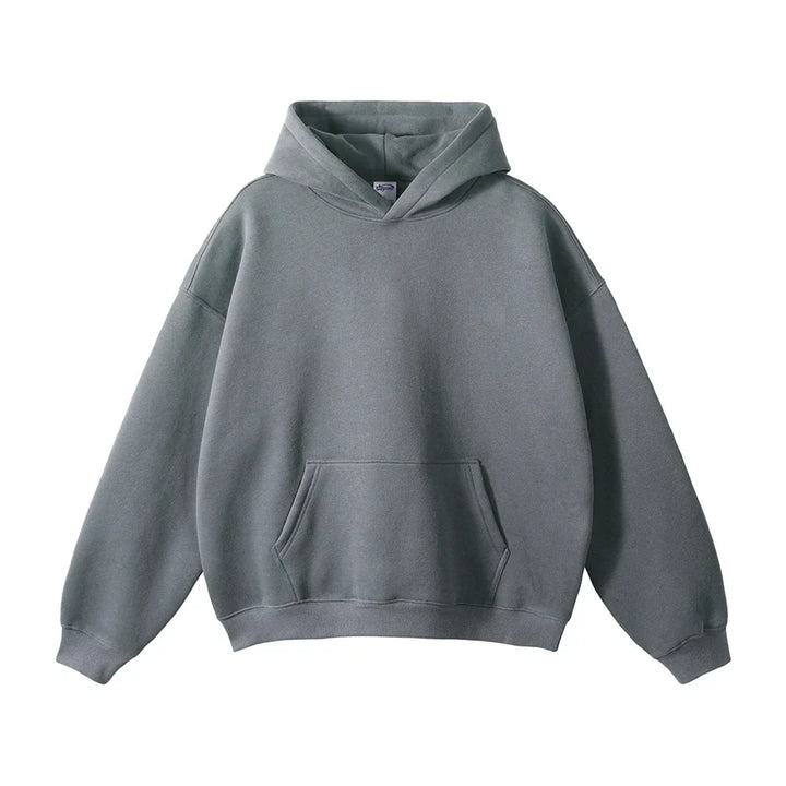 Sweat à capuche en coton pour homme coupe décontractée automne-hiver confortable