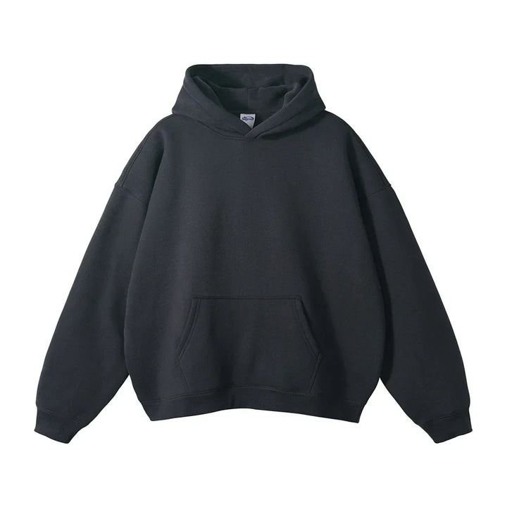 Sweat à capuche en coton pour homme coupe décontractée automne-hiver confortable