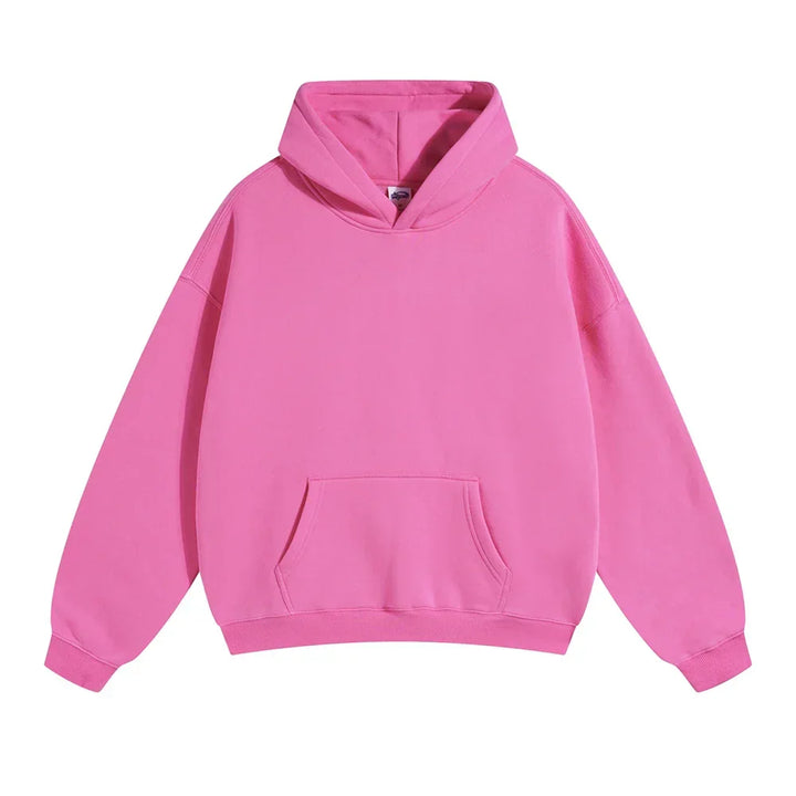 Sweat à capuche en coton pour homme coupe décontractée automne-hiver confortable