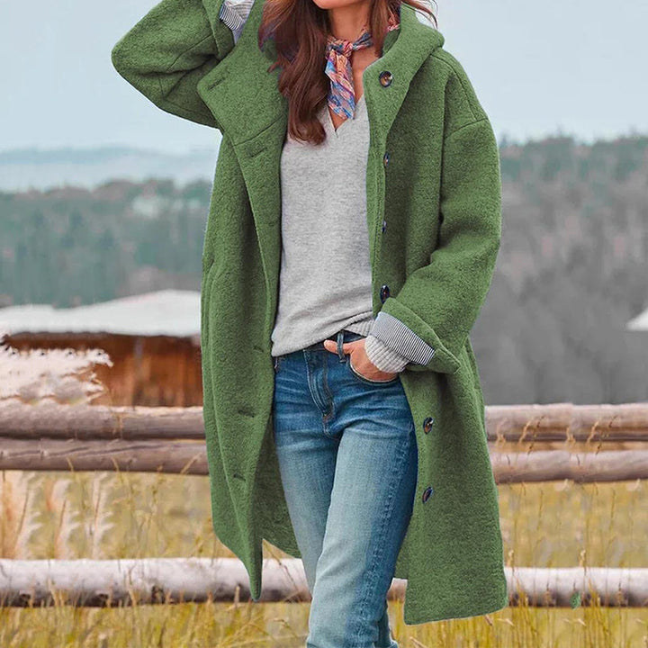 Manteau coupe-vent en coton à capuche pour femme léger automne-hiver
