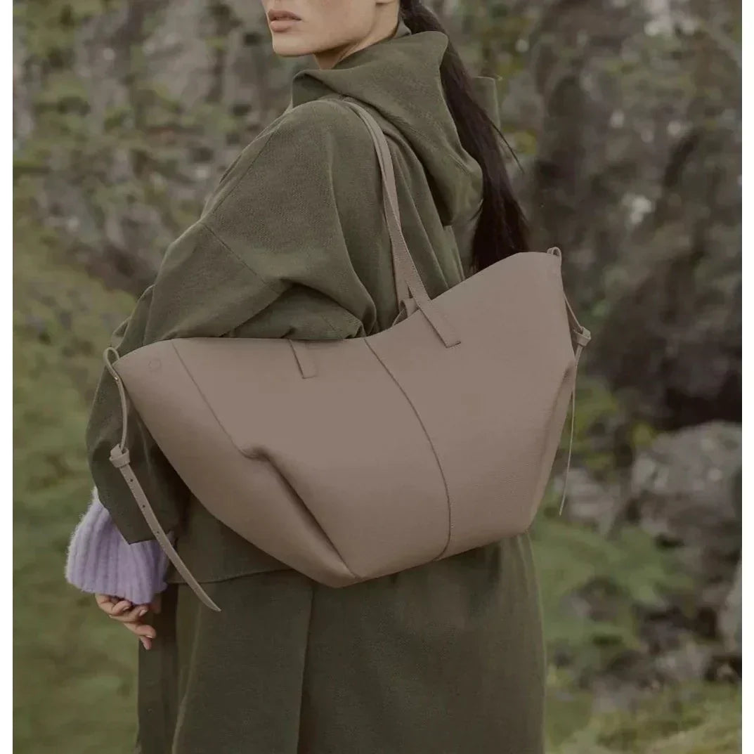 Sac cabas femme en cuir, spacieux, pour ordinateur portable, idéal pour l’automne et le travail