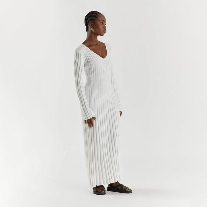 ABIGAIL - Abito lungo elegante in maglia