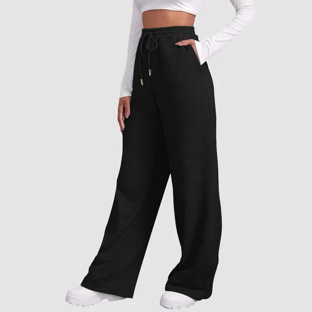 Eliza - Jeans forrados elegantes de pierna ancha para mujeres